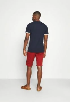 Promo ✔️ Selected Homme SLHREGPAT O NECK TEE - T-shirt Imprimé - Navy Blazer 😀 -Selected Homme Soldes Boutique 015e1bd13b7f469aa2a9f5a6fafa8902