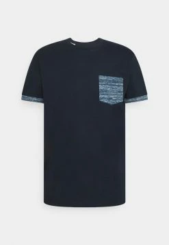 Remise 😍 Selected Homme SLHREGADAO O NECK TEE - T-shirt Imprimé - Navy Blazer ✨ -Selected Homme Soldes Boutique 0173f16d0baf4c6196a6c274ac929bfc