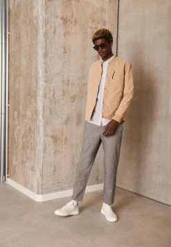 Tout neuf ❤️ Selected Homme SLIMTAPERED NEWTON - Pantalon Classique - Black/oatmeal 🎉