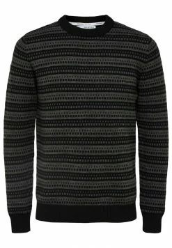 Budget ✨ Selected Homme SLHALFIE CREW CAMP - Pullover - Phantom 🔔 -Selected Homme Soldes Boutique 02a3fff89c5a48509654c3868824482b