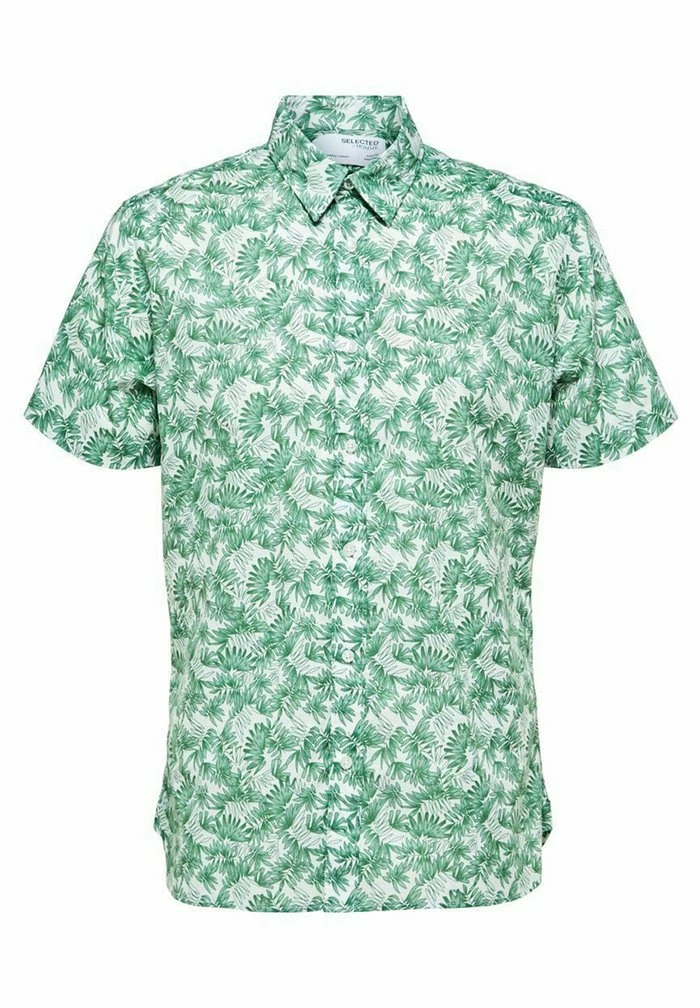 Nouveau 🤩 Selected Homme FLORAL - Chemise - Granite Green 💯 6 Nouveau 🤩 Selected Homme FLORAL - Chemise - Granite Green 💯 – Image 6
