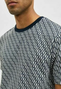 Meilleure affaire 🛒 Selected Homme T-shirt Imprimé - Sky Captain 🎁 -Selected Homme Soldes Boutique 03539ab221dd4de89f5eeb9fb7376842