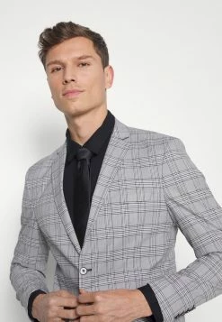 Les meilleures critiques de 😉 Selected Homme SLHMYLOLOGAN CHECK SUIT - Costume - Grey 😀 -Selected Homme Soldes Boutique 043494194b5645c0a9c483a043c6265c