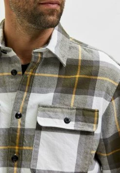 Acheter 🔥 Selected Homme Chemise - Grey/white 🛒 -Selected Homme Soldes Boutique 04d0780f672d4ce4af3e0f28635b645a