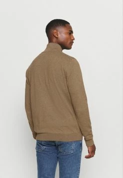 Grosses soldes 🔥 Selected Homme SLHBERG FULL ZIP CARDIGAN - Gilet - Teak Melange 🎁 -Selected Homme Soldes Boutique 05a5cb78c3684de28be433b8bc9f403c