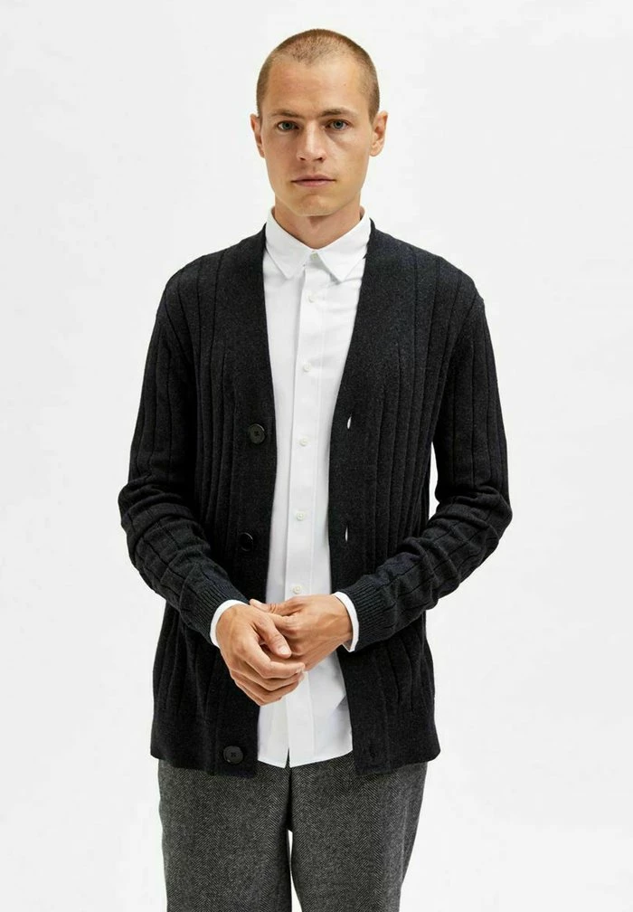 Acheter 😍 Selected Homme Gilet - Dark Grey Melange ⭐ 1 Acheter 😍 Selected Homme Gilet - Dark Grey Melange ⭐