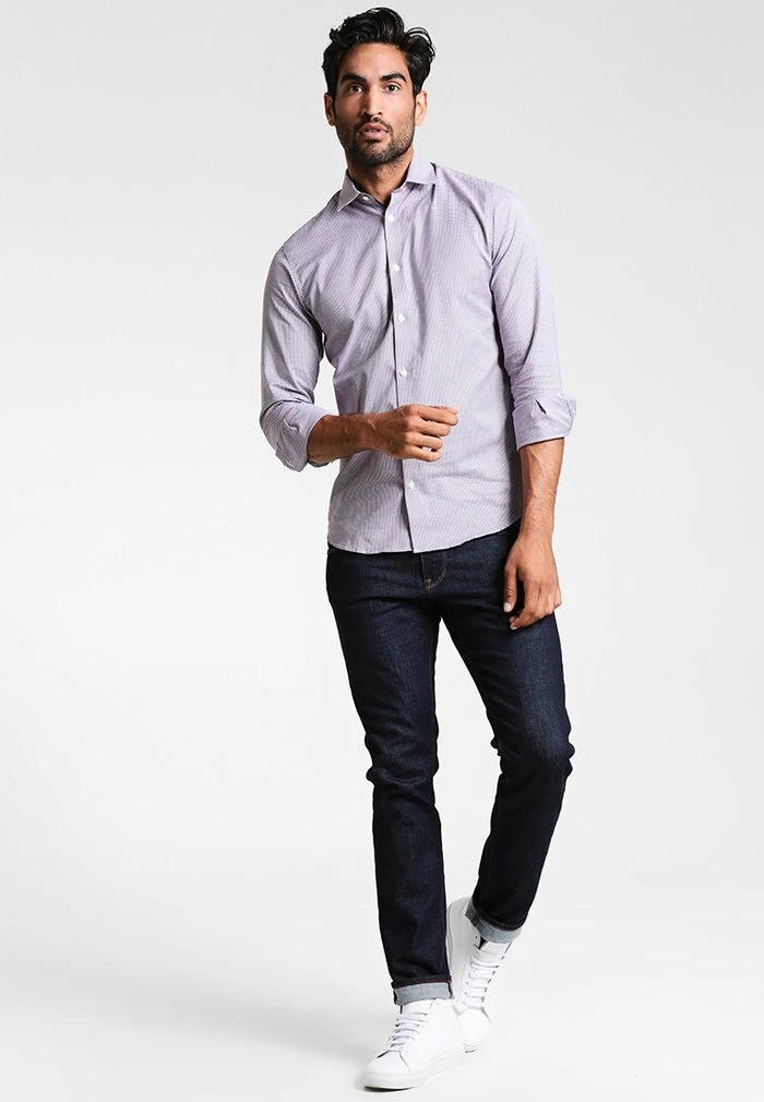 Acheter 😉 Selected Homme SLHSLIMNEW MARK 👕 SHIRT - Chemise Classique - Bright White/red/navy/white ⭐ 2 Acheter 😉 Selected Homme SLHSLIMNEW MARK 👕 SHIRT - Chemise Classique - Bright White/red/navy/white ⭐ – Image 2