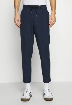 Offres 🤩 Selected Homme SLHSLIMTAPE MADLEN PIN PANTS - Pantalon Classique - Dark Blue 😀