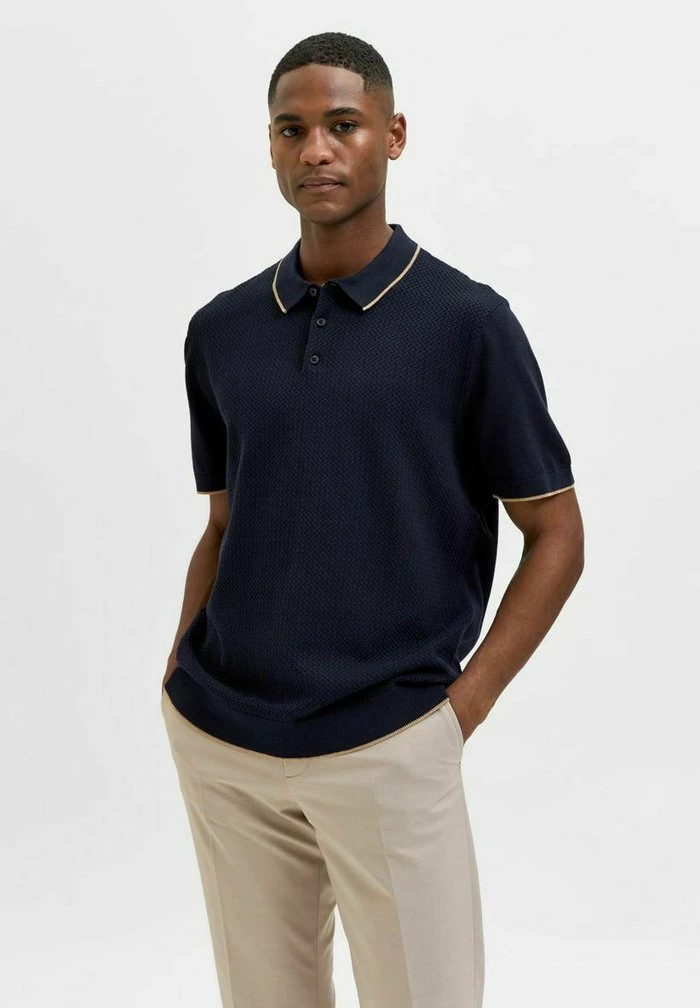 Promo đ Selected Homme Polo - Sky Captain â 1 Promo đ Selected Homme Polo - Sky Captain â