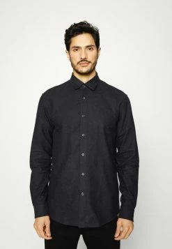 De gros 😉 Selected Homme SLHRELAX SNAP - Chemise - Medium Grey Melange 🧨