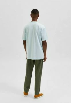 Meilleur prix 🔔 Selected Homme SLHRELAXDENTON - T-shirt Imprimé - Pastel Blue ⌛ -Selected Homme Soldes Boutique 0d5b455596284de3951576b3ef2b5ae8