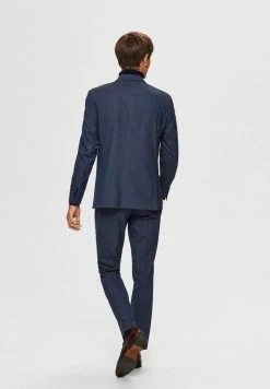 Le moins cher 🥰 Selected Homme Blazer - Medium Blue Melange ✨ -Selected Homme Soldes Boutique 0e19edb49d4746c983899e932d8b79eb