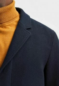 De gros 🔥 Selected Homme Manteau Classique - Mottled Dark Blue, Blue Denim 🌟 -Selected Homme Soldes Boutique 0f57e0c79b5a4f4b9e9bd08831c68fb3