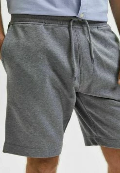 Nouveau 💯 Selected Homme Short - Medium Grey Melange 😀 -Selected Homme Soldes Boutique 100cbf29edac4befb58f0dffc9c3ae6c