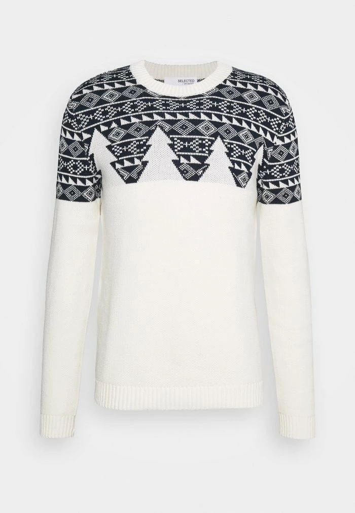 Meilleure vente 🌟 Selected Homme SLHSNOWDEN CREW NECK - Pullover - Egret/sky Captain 👍 6 Meilleure vente 🌟 Selected Homme SLHSNOWDEN CREW NECK - Pullover - Egret/sky Captain 👍 – Image 6