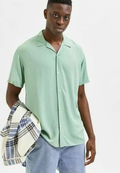 Budget 🥰 Selected Homme EINFARBIGES - Chemise - Granite Green 💯 -Selected Homme Soldes Boutique 119d362b607941e6bfce061188cdc087