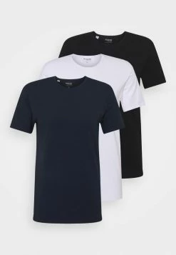 Meilleur prix 🌟 Selected Homme SLHNEWPIMA O NECK TEE 3 PACK - T-shirt Basique - Multi Colour 🔥