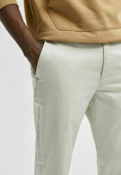 Vente flash 😉 Selected Homme SLHSTRAIGHT FLEX - Chino - Light Grey 🥰 -Selected Homme Soldes Boutique 12754ec128a84d8dac98e93a0a513abc