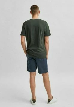 Grosses soldes ✔️ Selected Homme T-shirt Basique - Deep Forest 🛒 -Selected Homme Soldes Boutique 13875c6ca3b14eb189a50083055a0f49