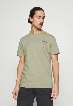 Acheter 👏 Selected Homme SLHCARTER O NECK TEE - T-shirt Imprimé - Tea ✨