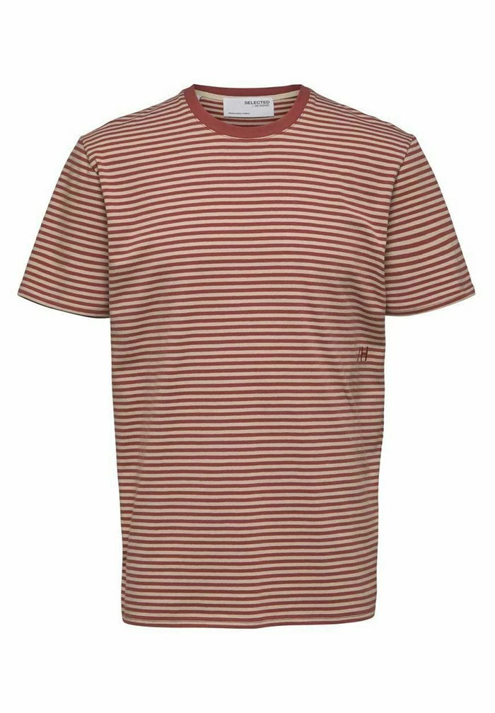 Meilleure vente 👏 Selected Homme T-shirt Imprimé - Light Brown 🌟 7 Meilleure vente 👏 Selected Homme T-shirt Imprimé - Light Brown 🌟 – Image 7