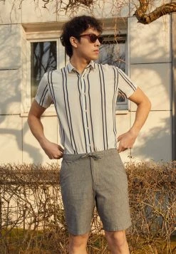 Promo 😀 Selected Homme SLHCOMFORT NEWTON - Short - Black/oatmeal 🤩 12 Promo 😀 Selected Homme SLHCOMFORT NEWTON - Short - Black/oatmeal 🤩 -Selected Homme Soldes Boutique 1569b297fdac4e60ad11935fb1dc9398