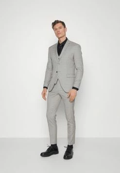 Les meilleures critiques de 🔔 Selected Homme SLHMYLOLOGAN CHECK SUIT - Costume - Light Grey 🥰
