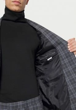 Acheter ✨ Selected Homme SLHMYLOLOGAN CHECK SUIT - Costume - Dark Grey Melange/light Blue 🎁 -Selected Homme Soldes Boutique 159acb880dd547169973a29aba03e382