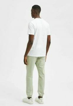 Meilleur prix 👏 Selected Homme BESTICKTER - T-shirt Basique - Bright White 💯 -Selected Homme Soldes Boutique 172b4f311ae040808889d6e7f77d58ff