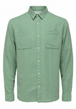 Grosses soldes ⌛ Selected Homme SLHSLIMNICO - Chemise - Granite Green 👏 -Selected Homme Soldes Boutique 17f1339c627e41ab8b564917c2a8530e