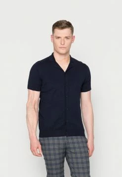 Meilleure affaire 🎉 Selected Homme SLHBERG CUBAN - Chemise - Navy Blazer ⌛