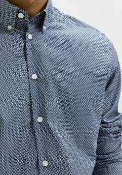 Le moins cher ✔️ Selected Homme Chemise - Dark Blue 😀 -Selected Homme Soldes Boutique 193086c9f3264cd7b43685fe872ac294