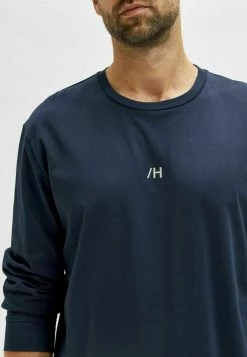 Budget 🛒 Selected Homme T-shirt à Manches Longues - Dark Sapphire 👏 -Selected Homme Soldes Boutique 1978517af5674ad9b4de2949a160cb7c