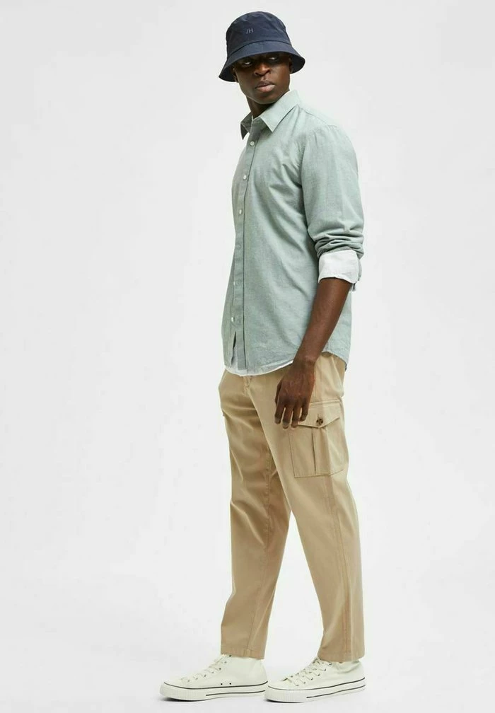 Meilleure affaire ⌛ Selected Homme Pantalon Cargo - Chinchilla 👍 2 Meilleure affaire ⌛ Selected Homme Pantalon Cargo - Chinchilla 👍 – Image 2