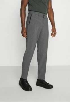 De gros 👏 Selected Homme SLHSLIMTAPERED JAMES - Pantalon De Costume - Medium Grey Melange 🥰