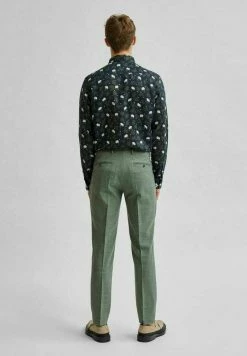 Tout neuf ⭐ Selected Homme Pantalon Classique - Dark Green 🌟 -Selected Homme Soldes Boutique 1bba3b48f2334c168e158bf6eba3eb6a
