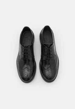 Meilleure vente 🎁 Selected Homme SLHALBERT BROGUE 👟 SHOE - Derbies - Black 🔔 -Selected Homme Soldes Boutique 1c3c166139a64ee68b850a2290dbba2e