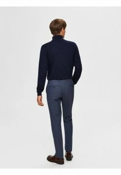 Tout neuf 🔥 Selected Homme Pantalon De Costume - Medium Blue Melange 🥰 -Selected Homme Soldes Boutique 1c5ab787e4134913b9a953cc06e103d5