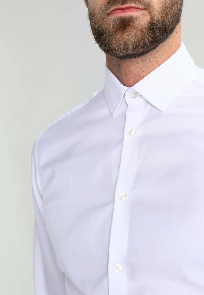 Le moins cher 👏 Selected Homme SLHSLIMNEW MARK 👚 SHIRT - Chemise Classique - Bright White 🧨 4 Le moins cher 👏 Selected Homme SLHSLIMNEW MARK 👚 SHIRT - Chemise Classique - Bright White 🧨 – Image 4