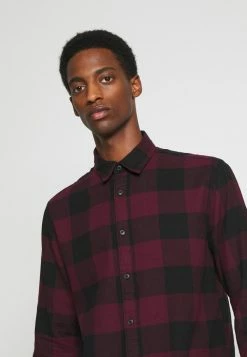 Meilleur prix 😍 Selected Homme SLHREGBOX - Chemise - Bordeaux 🤩 -Selected Homme Soldes Boutique 1dae2b57bf1642d99194b69d1dad0f1f