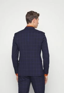 Grosses soldes ⭐ Selected Homme SLHMYLOLOGAN SUIT - Costume - Navy Blazer/window Check ✔️ -Selected Homme Soldes Boutique 1dbc23d4f5de4d57bf3b226130fc627b