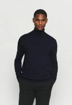 Sortie 🤩 Selected Homme SLHBERG ROLL NECK - Pullover - Navy Blazer 🔥