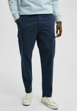 Grosses soldes 💯 Selected Homme Pantalon Cargo - Dark Sapphire 👍