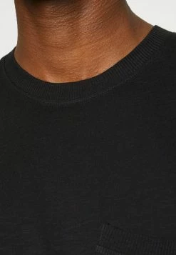 Nouveau 😀 Selected Homme ROCKFORD TEE - T-shirt Basique - Black 😍 -Selected Homme Soldes Boutique 215628cff5714594aa40743dc530d3ff