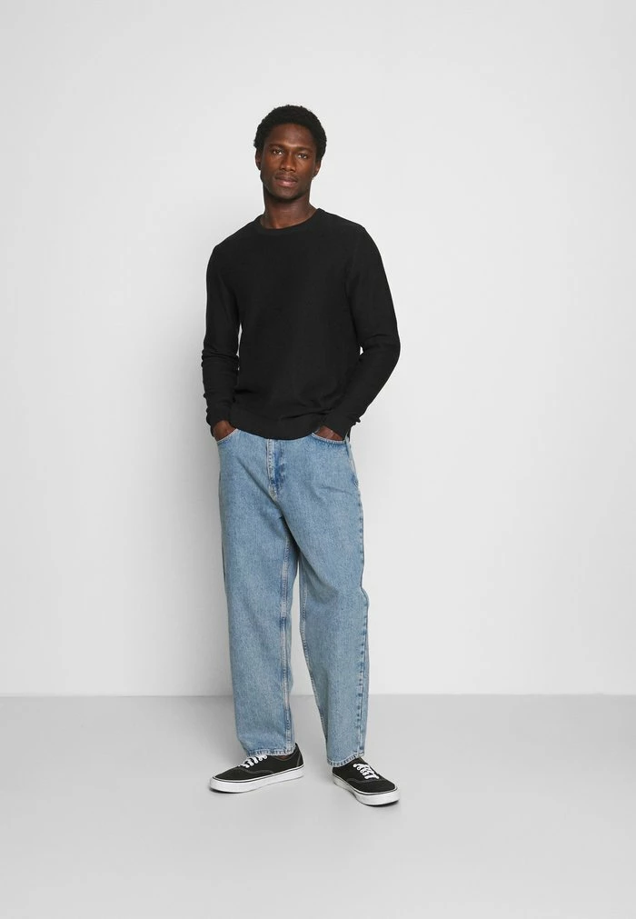 Grosses soldes 🔥 Selected Homme SLHBRENT CREW NECK - Pullover - Black 😀 2 Grosses soldes 🔥 Selected Homme SLHBRENT CREW NECK - Pullover - Black 😀 – Image 2