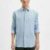 Meilleure affaire 👍 Selected Homme Chemise - Blue Fog 👏