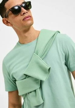 Nouveau ⭐ Selected Homme SLHNORMAN SS O-NECK S NOOS - T-shirt Basique - Granite Green 🌟 -Selected Homme Soldes Boutique 25b1dd7939e240e5bcd3234e04cb6022