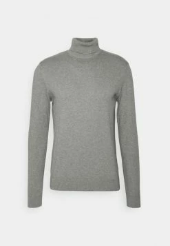 Acheter 🥰 Selected Homme SLHBERG ROLL NECK - Pullover - Medium Grey Melange 👏 -Selected Homme Soldes Boutique 260540d64262499e891e97b33fd4ca6e
