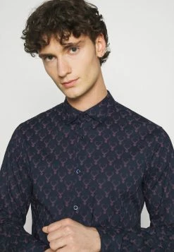 Meilleur prix 👏 Selected Homme SLHSLIMCHRISTMAS 👚 SHIRT - Chemise - Dark Blue 🎉 -Selected Homme Soldes Boutique 26139df95374480f92431b0a6807e88d