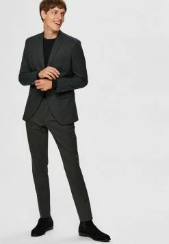 Meilleure vente 🔔 Selected Homme Pantalon Classique - Rifle Green 👍 -Selected Homme Soldes Boutique 2616d7236c88474a841392e442096325